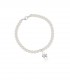 Bracciale Le Bebé Sagoma Bimbo Le Perle Oro Bianco Diamante LBB802