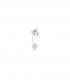 Mono Orecchino Le Bebé Sagoma Bimbo Le Perle Oro Bianco Diamante LBB810