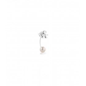 Mono Orecchino Le Bebé Sagoma Bimbo Le Perle Oro Bianco Diamante LBB810