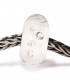 Beads Trollbeads Diamante Bianco Argento 925 Vetro TGLBE-00069