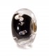 Beads Trollbeads Diamante Nero Argento 925 Vetro TGLBE-00070