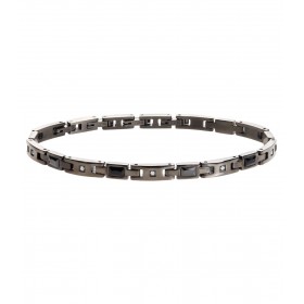 Bracciale Breil Uomo Ceramic Brick Acciaio TJ3273