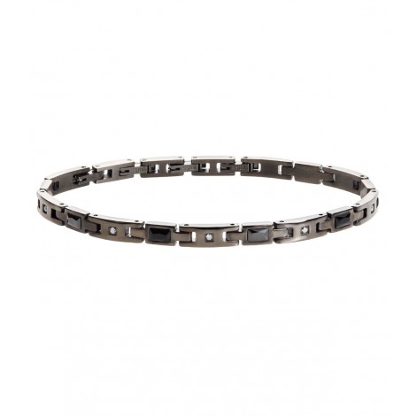 Bracciale Breil Uomo Ceramic Brick Acciaio TJ3273