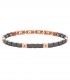 Bracciale Breil Uomo Ceramic Brick Acciaio Rosè TJ3271