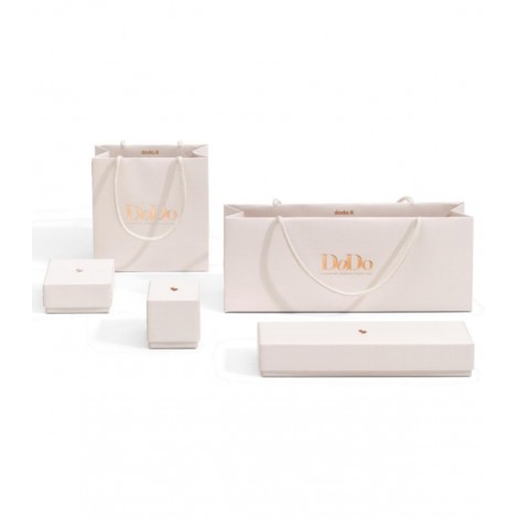 Anello Wave Dodo Essentials Oro Rosa 9kt Diamante Bianco 0,034 ct