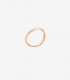 Anello Wave Dodo Essentials Oro Rosa 9kt Diamante Bianco 0,096 ct