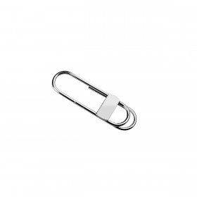 Fermasoldi in Argento 925 Attaches con Targhetta