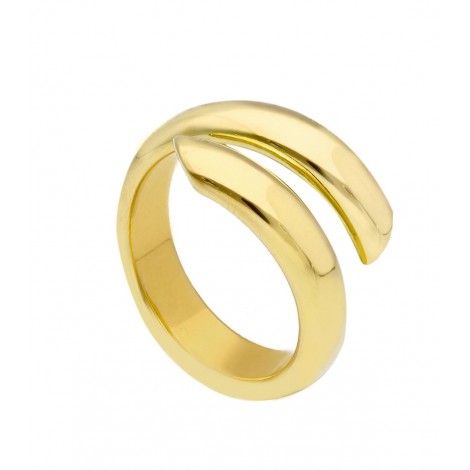 Anello Fascia Modello Contrariè Oro Giallo 18kt