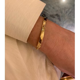Bracciale Rigido Snodato Oro Giallo 18kt