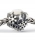 Beads Trollbeads Natale Incantato Perla Delle Nevi TAGBE-00293 Argento