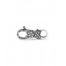 Chiusura Trollbeads Collezione Natale Incantato Fiocchi Di Neve TAGLO-00110 Argento