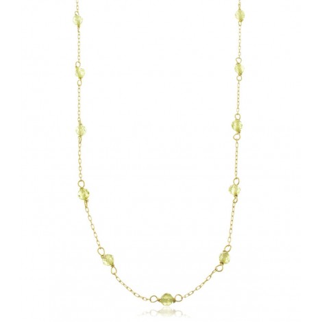 Collana Oro Giallo 9kt Peridoto 9V/9GAG52588