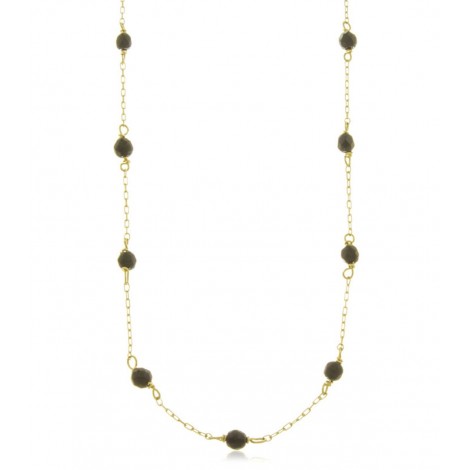 Collana Oro Giallo 9kt Onice Nero 9V/9GAG52585