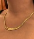 Collana Raggi Oro Giallo 18KT Maglia Spina Scalare