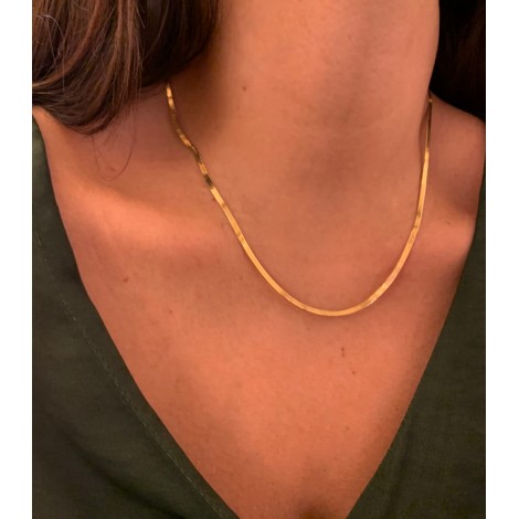 Collana Raggi Oro Giallo 18KT Semi Rigida