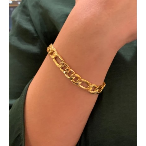 Bracciale Raggi Oro Giallo 18kt Maglia Vuota