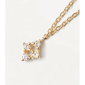 Collana PDPAOLA Arda Argento Zirconi Bianchi CO01-479-U