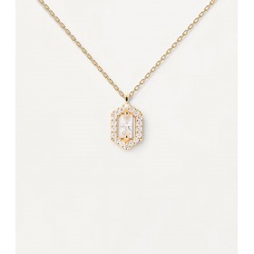 Collana PDPAOLA Sentiment Argento Zirconi Bianchi CO01-493-U