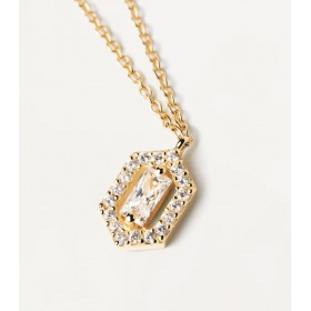 Collana PDPAOLA Sentiment Argento Zirconi Bianchi CO01-493-U