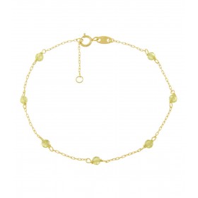 Bracciale Oro Giallo 9kt Peridoto