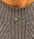 Collana Miluna Smeraldo 0,43ct e Diamanti 0,10 ct G SI CLD4502