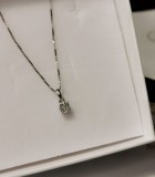 Daesar Anelli Di Atrionio Oro Bianco 18K, Anello Di Fidanzaento A