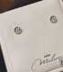 Orecchini Miluna Oro Bianco 9 Kt Diamanti 0,03 ct G SI ERD2657