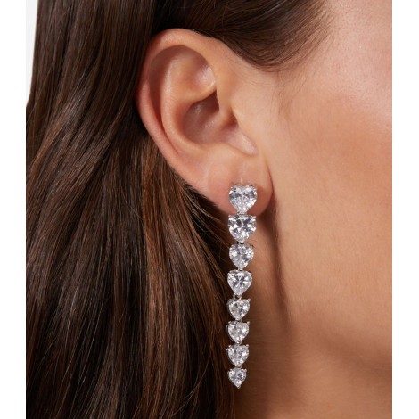 Brosway Orecchino Singolo Pendente Donna FANCY - Argento Rodiato 925 Con Zirconia Cubica, Modello FIW24, Gioiello Italiano