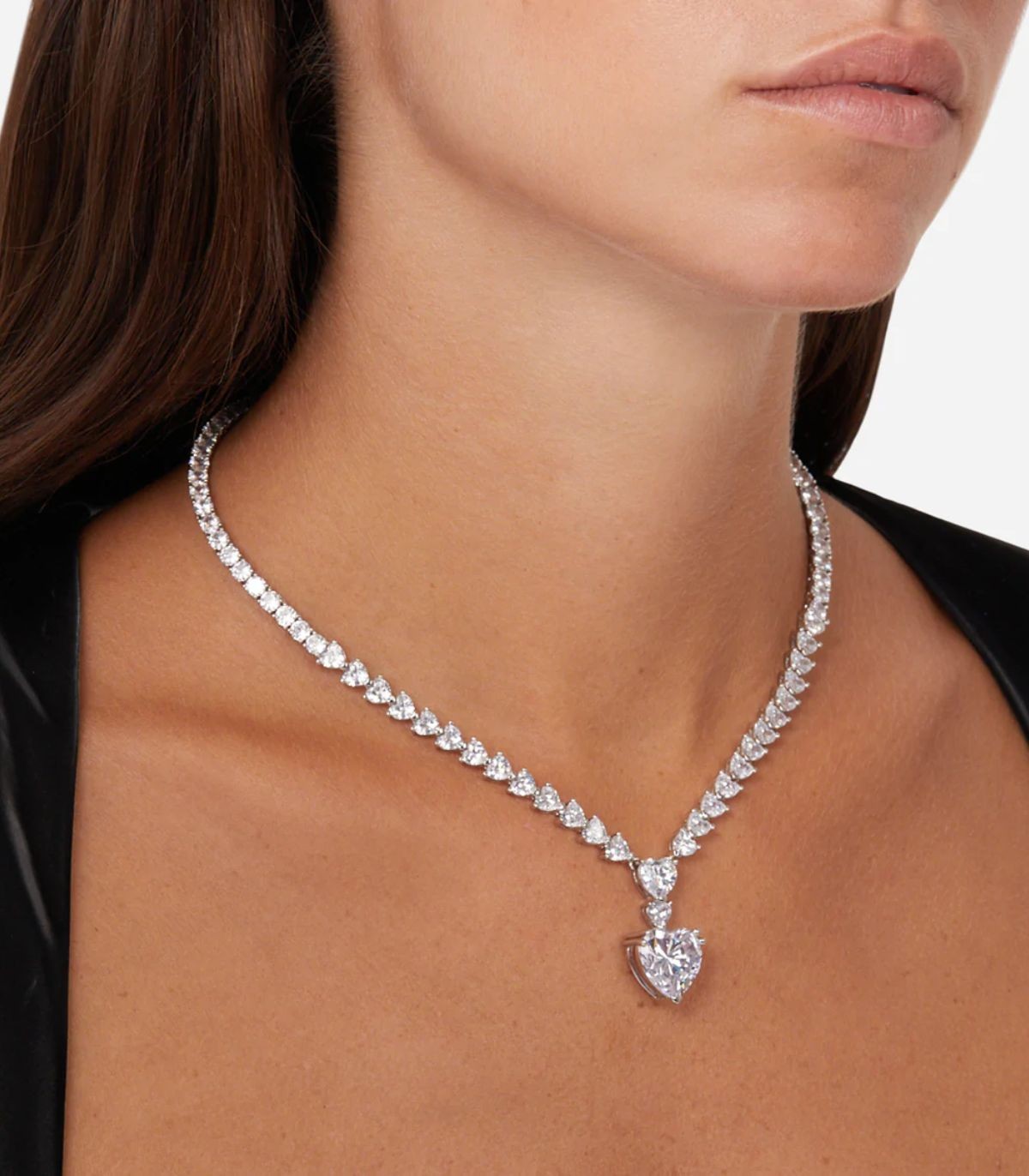 555Jewelry Collana Donna Ciondolo Infinito True Love – Acciaio Inossidabile 316L – Lunghezza Catena 45 O 50 Cm – Regalo