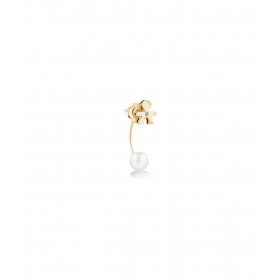 Mono Orecchino Le Bebé Sagoma Bimbo Le Perle Oro Giallo Diamante LBB812