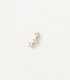 Orecchino Singolo PDPAOLA Brooklyn Oro Giallo 18kt Diamanti Bianchi PG05-028-U
