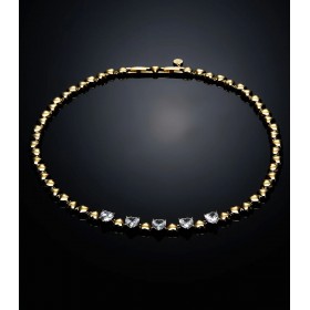 Collana Chiara Ferragni Cuoricino Acciaio Dorato J19AVT01