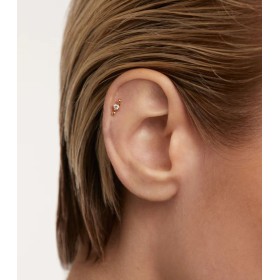 Orecchino Singolo PDPAOLA Olivia Oro Giallo 18kt Diamanti Bianchi PG05-039-U