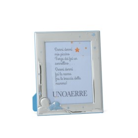 Unoaerre Cornice Portafoto Argento Bimbo Nuvola 9x13