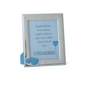 Unoaerre Cornice Portafoto Argento Bimbo Cuore 9x13