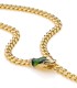 Unoaerre Fashion Jewellery Bronzo Dorato Collana Grumetta Con Serpente