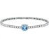 Bracciale Tennis Morellato Tesori Argento Gemme Blu SAIW112