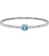 Bracciale Tennis Morellato Tesori Argento Gemme Blu SAIW112