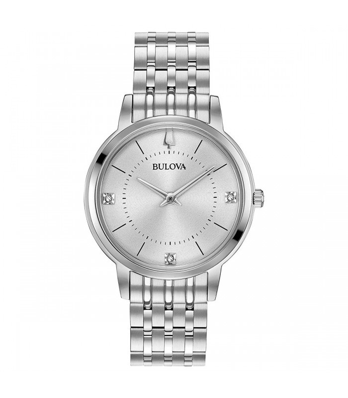 Orologio Bulova Donna Classic con Diamanti 96P183 Orologio Bulova Donna Classic con Diamanti 96P183