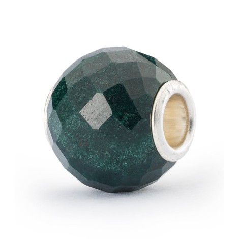 Beads Trollbeads Speranza & Nuovi Inizi Calcedonio Verde Rotonda Argento925 Vetro TSTBE-00034