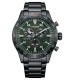 Cronografo Citizen Eco Drive Uomo Collezione Outdoor Crono Verde Brunito AT2527-80X