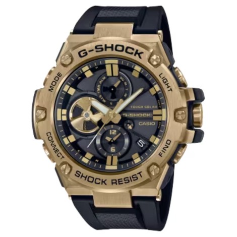 Casio G-Shock Collezione G-Steel GST-B100GB-1A9ER Gold Orologio Uomo