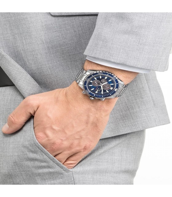 Orologio Citizen - Uomo Classic Ecodrive in Pelle Nera BM8550-14A