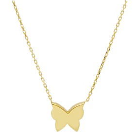 Collana Farfalla Oro Giallo 18kt