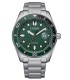 Orologio Citizen Collezione Marine Silver Verde AW1768-80X