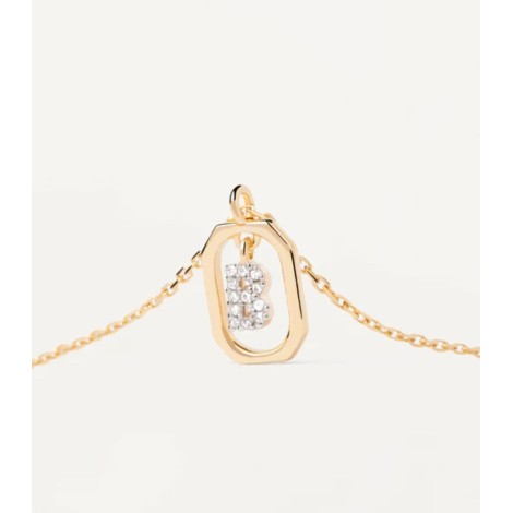 Collana Mini Iniziale PDPaola Zirconi Bianchi