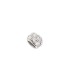 Componente Prezioso Rondelle Dodo Oro Bianco 9kt Diamanti Bianchi 0,21ct