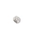 Componente Prezioso Rondelle Dodo Oro Bianco 9kt Diamanti Bianchi 0,21ct
