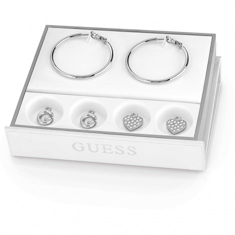 Orecchini Donna Guess Box Hoops I did it Again UBS84008