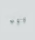 Orecchini Miluna Punto Luce Oro Bianco 9kt Diamanti 0,04 ct ERD1590-004G7X